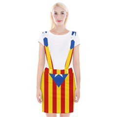 Blue Estelada Catalan Independence Flag Braces Suspender Skirt by abbeyz71
