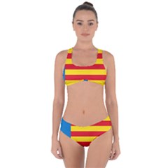 Valencian Nationalist Senyera Criss Cross Bikini Set by abbeyz71