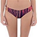 Forest Autumn Trees Trail Road Reversible Hipster Bikini Bottoms View1