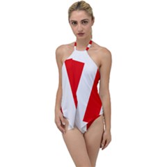 Flag Of Allies Of World War Two Go With The Flow One Piece Swimsuit by abbeyz71