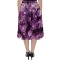 Amethyst purple violet Geode Slice Classic Midi Skirt View2