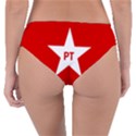 Flag of Brazil Workers Party Reversible Classic Bikini Bottoms View4