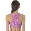 Pink Camouflage Army Military Girl Sports Bra View2