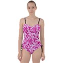 Standard Pink Camouflage Army Military Girl funny pattern Sweetheart Tankini Set View1