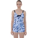 Standard light blue Camouflage Army Military Tie Front Two Piece Tankini View1