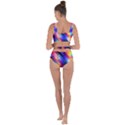 Abstract Background Colorful Bandaged Up Bikini Set  View2