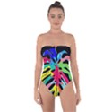 Leaf Tropical Colors Nature Leaves Tie Back One Piece Swimsuit View1