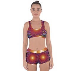 Color Background Structure Lines Polka Dots Racerback Boyleg Bikini Set by Mariart
