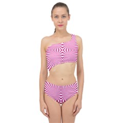 Hypnotic Psychedelic Abstract Ray Spliced Up Two Piece Swimsuit by Alisyart