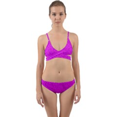 Triangle Pattern Seamless Color Wrap Around Bikini Set by Alisyart