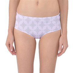 Star Pattern Texture Background Mid-waist Bikini Bottoms by Alisyart