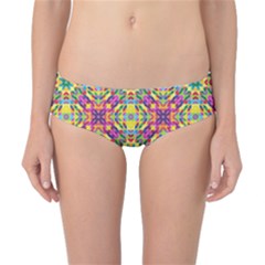 Triangle Mosaic Pattern Repeating Classic Bikini Bottoms by Mariart
