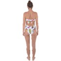 Doodle Cartoon Drawn Cone Food Tie Back One Piece Swimsuit View2