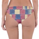 Model Mosaic Wallpaper Texture Reversible Hipster Bikini Bottoms View4