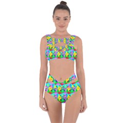 Star Texture Template Design Bandaged Up Bikini Set  by Pakrebo