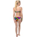 Background Color Art Pattern Form Twist Bandeau Bikini Set View2