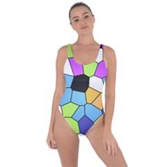 Stained Glass Colourful Pattern Bring Sexy Back Swimsuit by Mariart