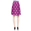 Polka Dots in Purple A-Line Skirt View2