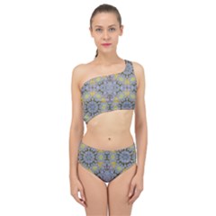 Background Image Decorative Abstract Spliced Up Two Piece Swimsuit by Pakrebo