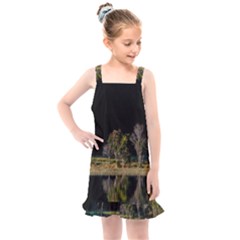 Soi Ball Symmetry Scenery Reflect Kids  Overall Dress by Pakrebo