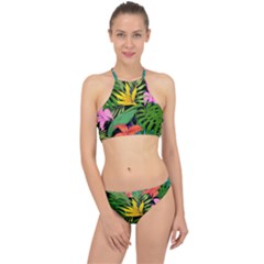 Tropical Adventure Racer Front Bikini Set by retrotoomoderndesigns
