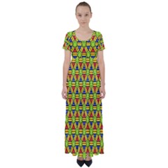 Grammer 9 High Waist Short Sleeve Maxi Dress by ArtworkByPatrick