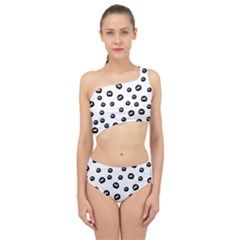 Totoro - Soot Sprites Pattern Spliced Up Two Piece Swimsuit by Valentinaart