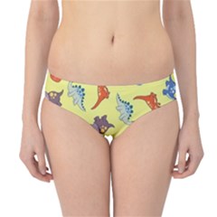 Dinosaurs - Yellow Finch Hipster Bikini Bottoms by WensdaiAmbrose