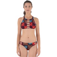 Abstract Depth Structure 3d Perfectly Cut Out Bikini Set by Pakrebo