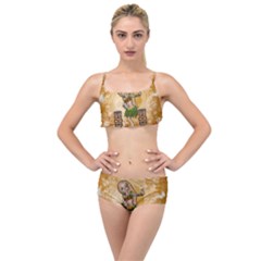 Cute Littel Island Girl Layered Top Bikini Set by FantasyWorld7