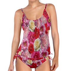 Bed Of Roses Tankini Set by retrotoomoderndesigns