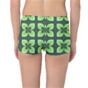 Retro Flower Green Reversible Boyleg Bikini Bottoms View4