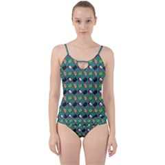 That Is How I Roll - Turquoise Cut Out Top Tankini Set by WensdaiAmbrose
