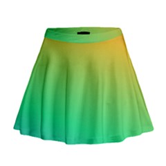 Sunburnt Splash Mini Flare Skirt by retrotoomoderndesigns