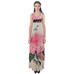 Margaret s Rose Empire Waist Maxi Dress by Riverwoman