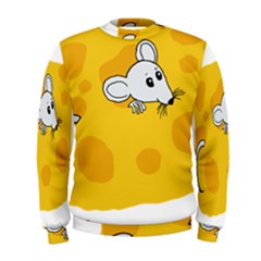 Rat Mouse Cheese Animal Mammal Men s Sweatshirt by Sudhe