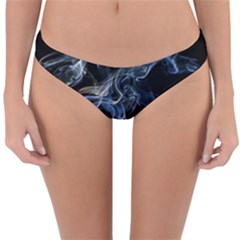 Smoke Flame Dynamic Wave Motion Reversible Hipster Bikini Bottoms by Sudhe