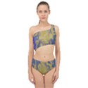Color Explosion Colorful Background Spliced Up Two Piece Swimsuit View1