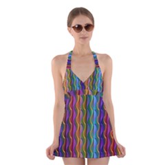 Background Wallpaper Psychedelic Halter Dress Swimsuit  by Sudhe