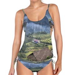 Rock Scenery The H Mong People Home Tankini Set by Sudhe
