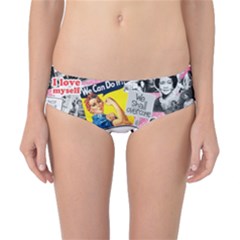 Feminism Collage  Classic Bikini Bottoms by Valentinaart