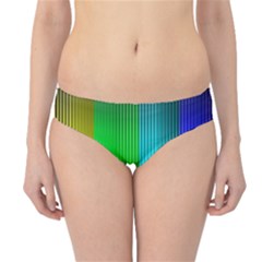 Lines Rainbow Colors Spectrum Color Hipster Bikini Bottoms by Pakrebo