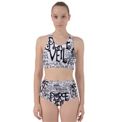Pierce The Veil Music Band Group Fabric Art Cloth Poster Racer Back Bikini Set by Sudhe