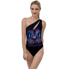 Cheshire Cat Animation To One Side Swimsuit by Sudhe