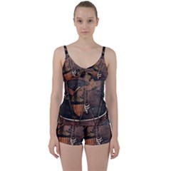 Grand Army Of The Republic Drum Tie Front Two Piece Tankini by Riverwoman