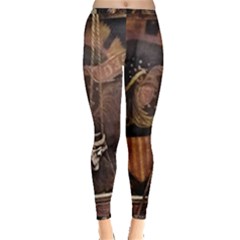 Grand Army Of The Republic Drum Inside Out Leggings by Riverwoman