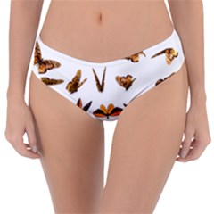 Butterfly Butterflies Insect Swarm Reversible Classic Bikini Bottoms by Pakrebo