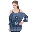 Elegant Heart With Steampunk Elements Flutter Tees View1