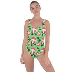 Fox And Trees Pattern Green Bring Sexy Back Swimsuit by snowwhitegirl