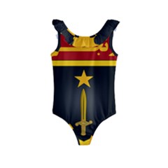 Iran Special Forces Insignia Kids  Frill Swimsuit by abbeyz71